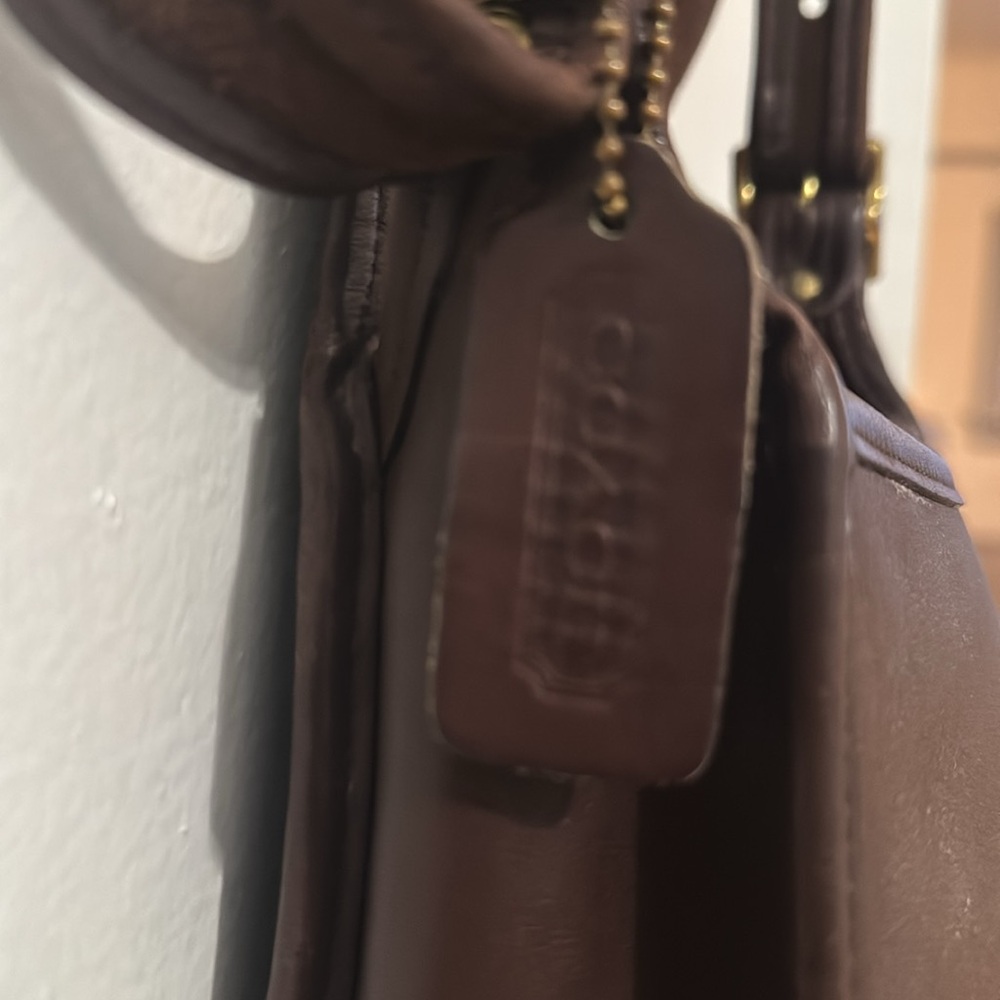 Vintage Coach Legacy Flap Crossbody Shoulderbag Mahogany 9965 - Picture 14 of 14